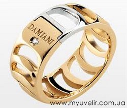 Обручальное кольцо из золота Damiani